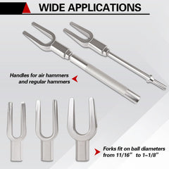 Jiimee dual-handle design with precision forks speeds up installation.