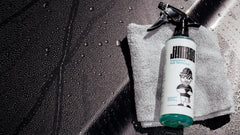 Glossy paint surface protected by Jimbos ceramic spray with UV shine