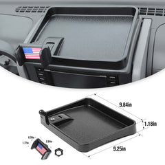 Matte finish ABS plastic construction resists road wear