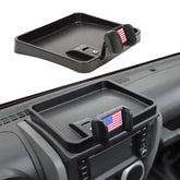 Jimen dash phone holder mounted on Jeep Wrangler dash for secure access