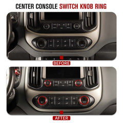 Jimen red trim kit installation-ready, no tools, and wide compatibility