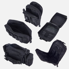 Jimikay in-car organization reduces clutter and frees space on the back.