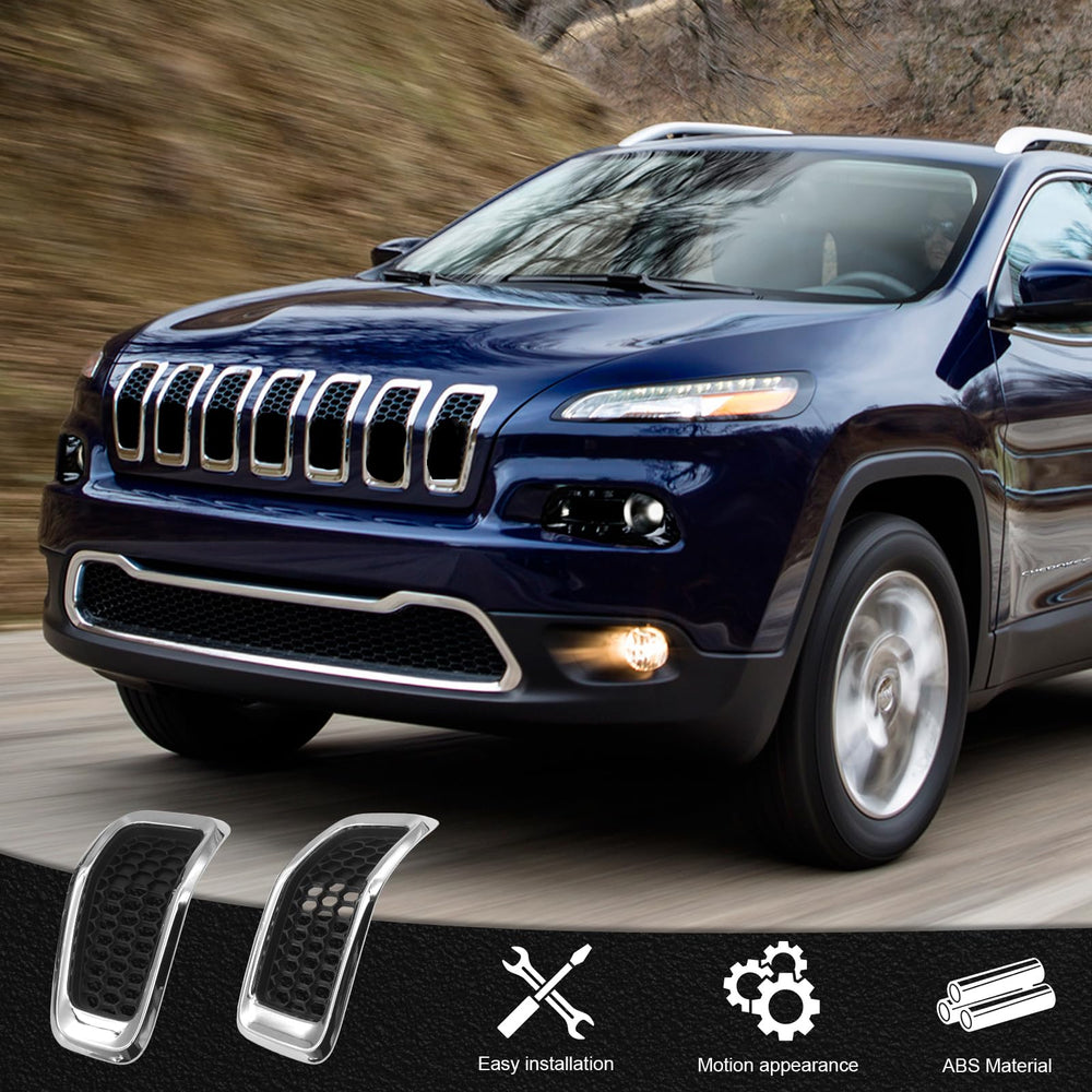 JINCHEN exterior decor for jeep cherokee elevates the vehicle's presence and style