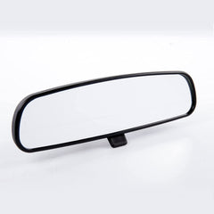 Nine-point-five-inch mirror face offers a wide field of view.