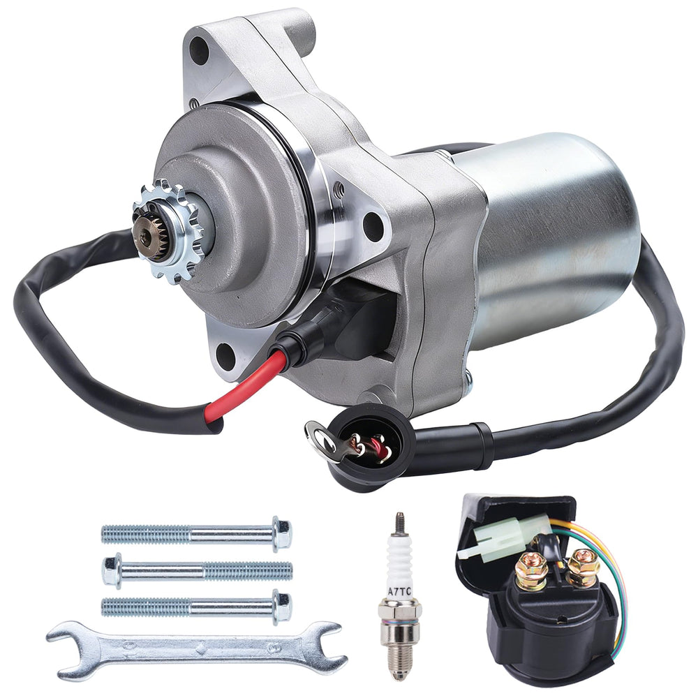 JINGKE 12-teeth starter motor assembly for quick installation.