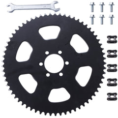 JINGKE rear sprocket installed on Coleman CT100U showing solid fit.