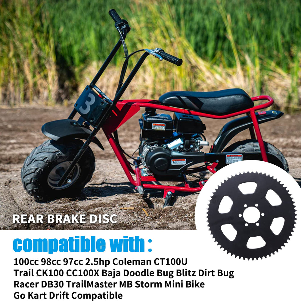 Compatible with Coleman, Baja Hensim, and TrailMaster mini bikes.