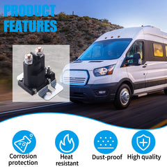 JINGKE 80A relay isolator wire terminals illustrating heavy current capability