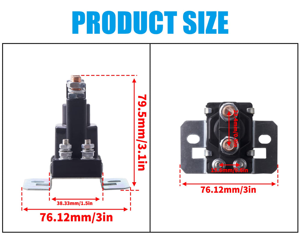 JINGKE 80A relay isolator top detail highlighting red copper binding posts