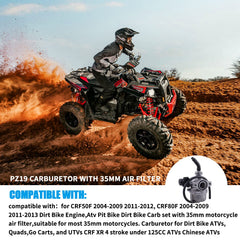 CRF XR style engines compatible with JINGKE PZ19 carburetor