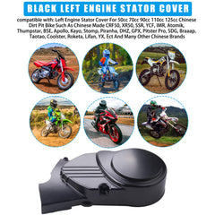JINGKE 125cc dirt bike left stator cover supports long rides