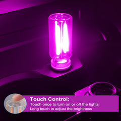 JINRUITOP portable night light suitable for bedroom or desk use.