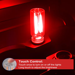 JINRUITOP USB-powered light is portable for desks, beds, and cars