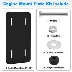 JIOTAR bolt-pattern hardware ensures automotive-grade mounting for durability