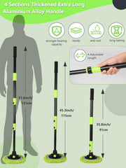 Jisejima EVA handle provides non-slip grip during extended tasks.