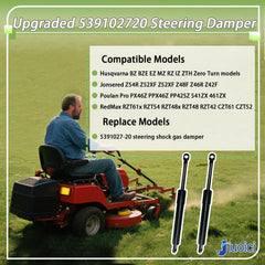 jiuoici 539102720 steering damper for Husqvarna MZ RZ boosts ride comfort on zero-turns.