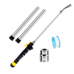 jixsloft RV water heater flush wand cleans tank corners for better hot water