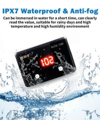JJCOCO IPX7 waterproof housing protects the unit from moisture and dust