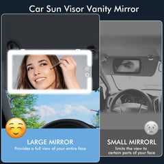 JJhxr visor vanity mirror makes a thoughtful gift for makeup lovers.