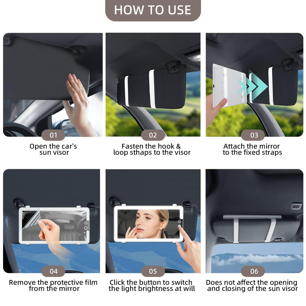 JJhxr vanity mirror memory preserves brightness and color for quick repeats.