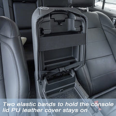 JKCover armrest cover with keyhole access enables easy lock operation.
