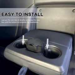 JKCOVER ABS material coin box offers durability and easy wipe-clean surfaces.