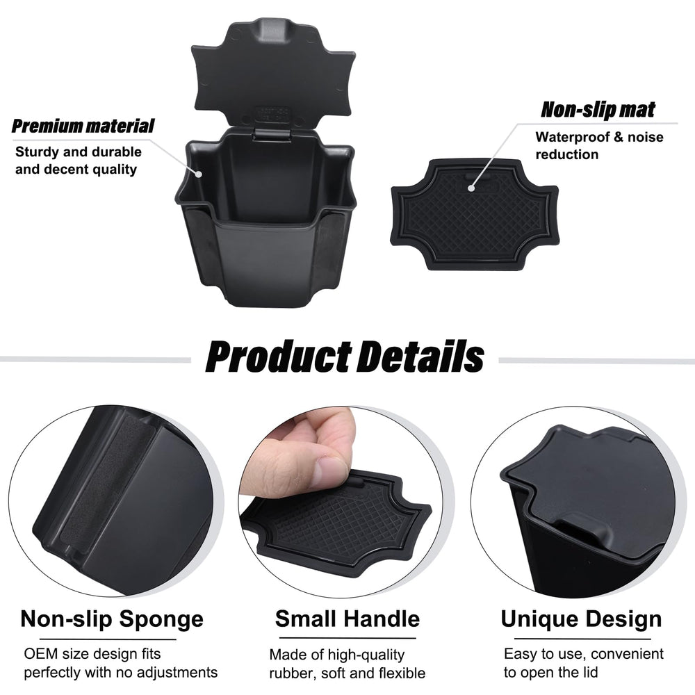 JKCOVER center console coin box in full-console setup fits bucket seats with a clean look.