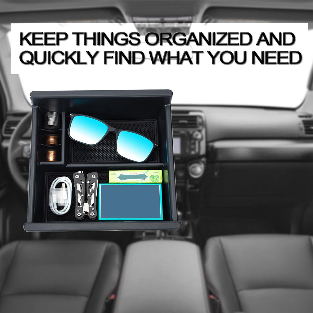 JKCover quick-install tray for 4Runner and Telluride simplifies cabin organization.