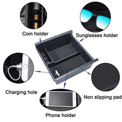 JKCover center console organizer for Kia Telluride full-fit design keeps items within reach.