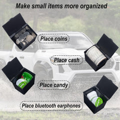 JKCOVER easy-install armrest organizer—no tools required for Tacoma.