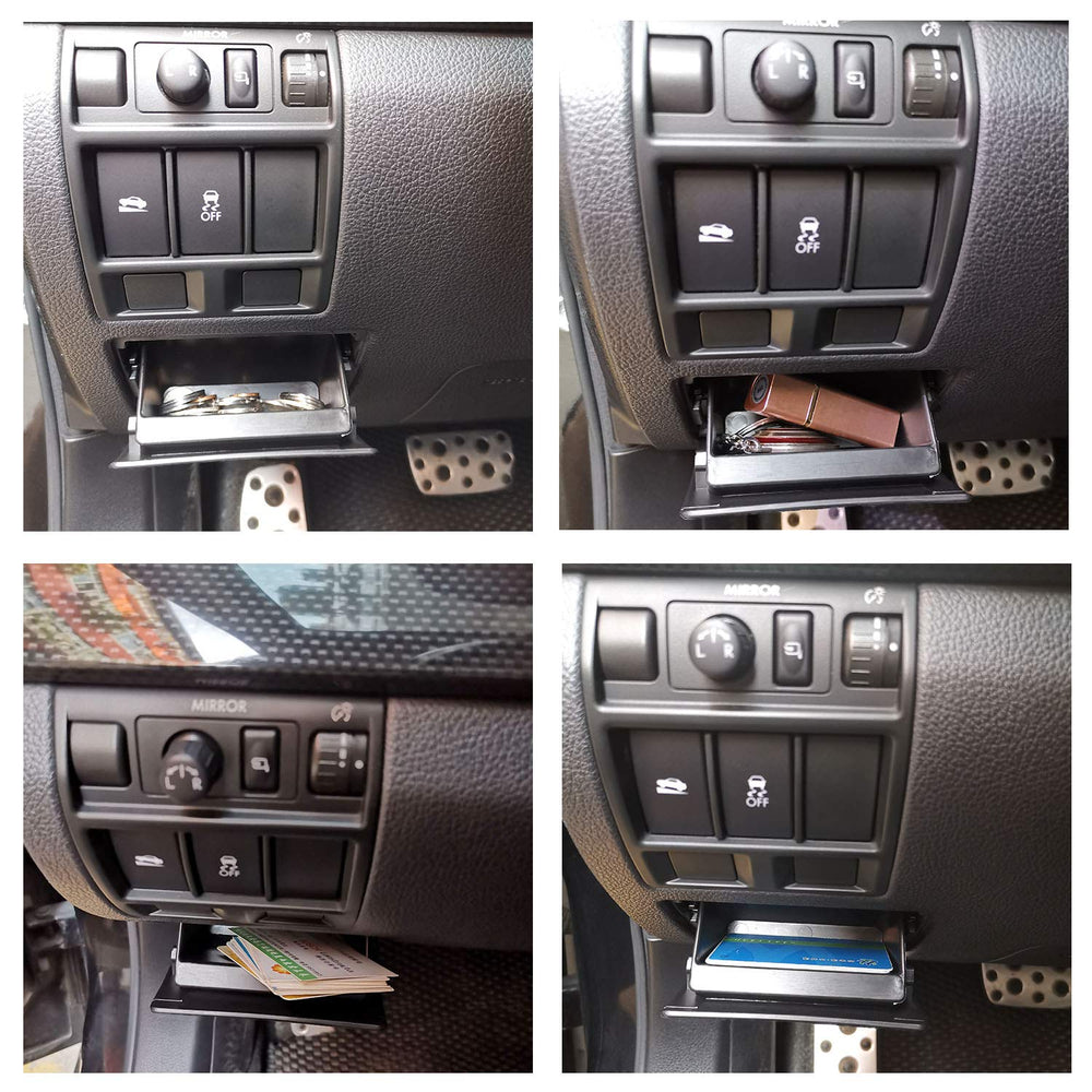 JKCOVER fuse box coin container made from durable ABS plastic withstands daily driving.