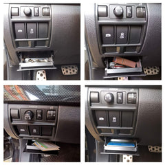 JKCOVER fuse box coin container made from durable ABS plastic withstands daily driving.