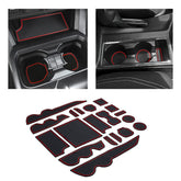 JKCOVER Tacoma cup holder liner protects against spills and crumbs.