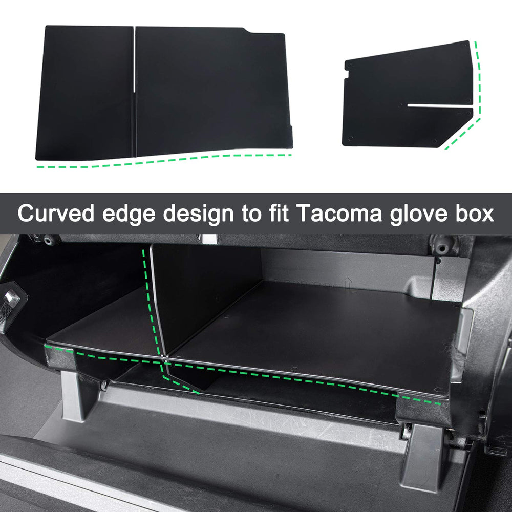 ABS matte-finish divider adds a durable, OEM-like look to your Tacoma.
