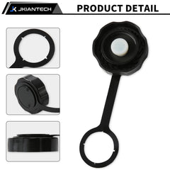 JKIANTECH cap secure-seal provides a tight fit even during intense vibrations.