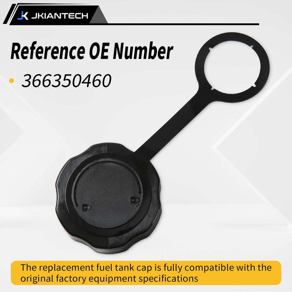 JKIANTECH fuel tank cap for MTX80 MTX90 keeps fuel contained on rough job sites.