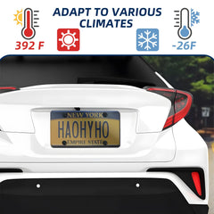 jkjnqnq license plate safety kit—screw cap included for secure mounting.