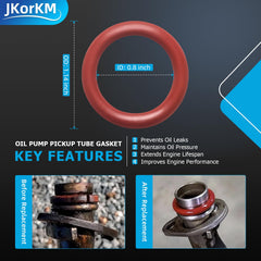 JkorkM gasket on engine illustrates strong material and fit