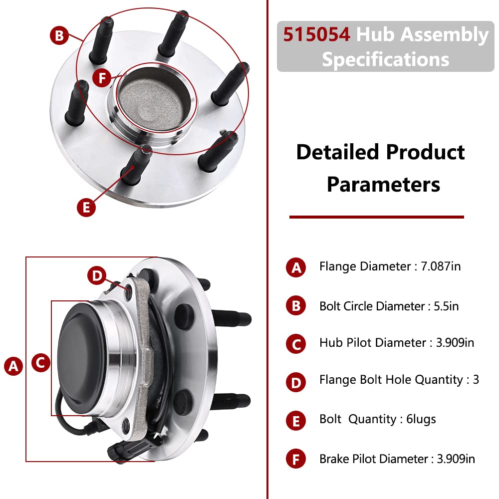JLEO 6-bolt lug pattern detail ensuring secure fit on GM trucks and SUVs.