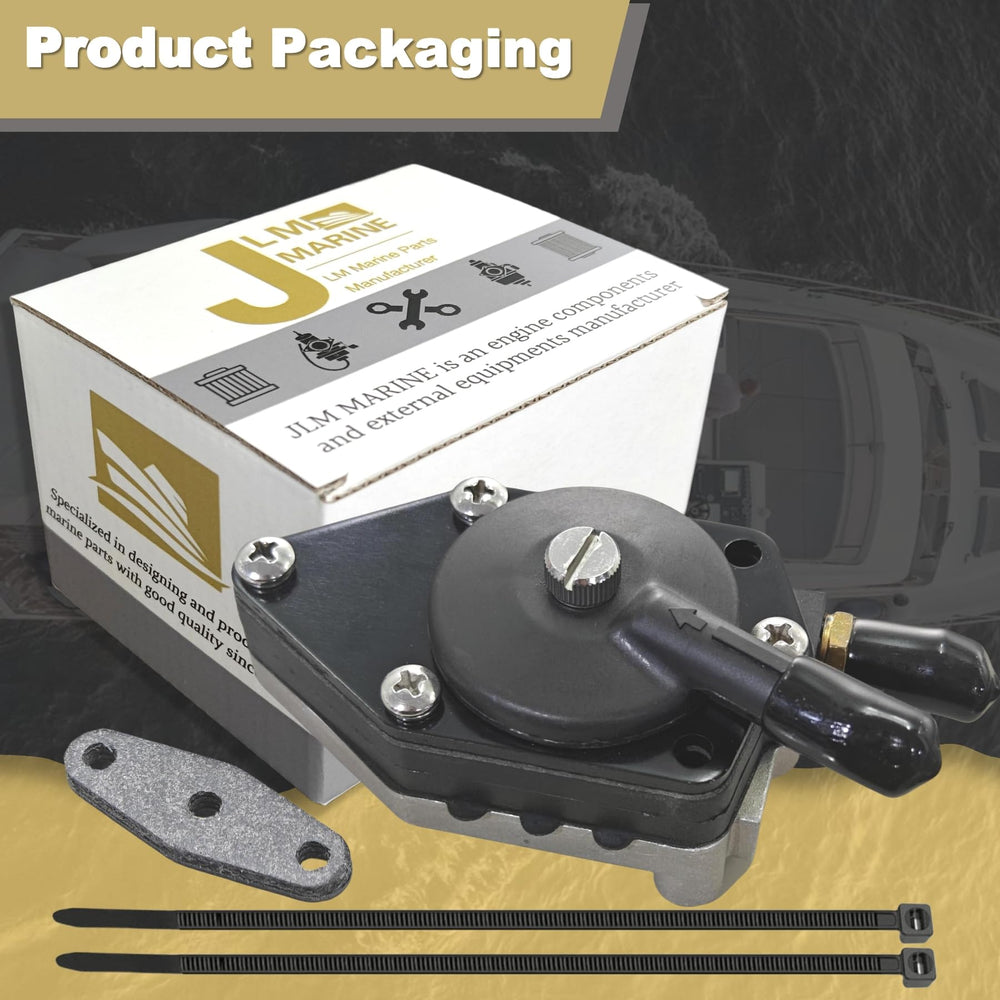 JLM MARINE packaging highlights ready-to-install replacement for quick repairs