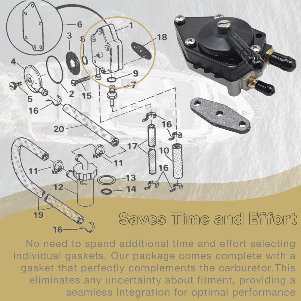 JLM Marine fuel-delivery system visual supports smooth engine operation