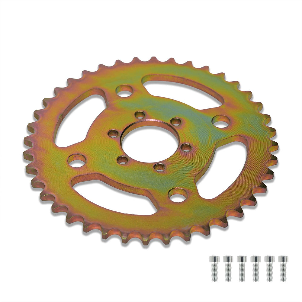 JMCHstore 40T sprocket teeth close-up for high-torque power transfer.