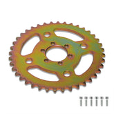 JMCHstore 40T sprocket teeth close-up for high-torque power transfer.