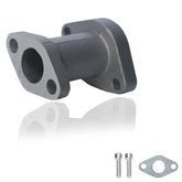 JMCHstore aluminum racing intake pipe installed on Coleman CT100U mini bike for a cleaner intake path