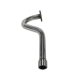 JMCHstore central long pipe for Coleman CT100U shows stainless steel design with balanced rear extension.