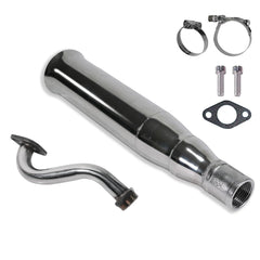 JMCHstore central trumpet pipe under seat reduces burn risk during rides.