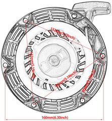 JMCHstore improved handle and cord design reduces starting effort