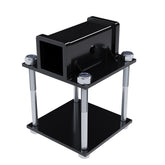 JMTAAT RV bumper adapter with a 2-inch receiver for bike rack mounting.