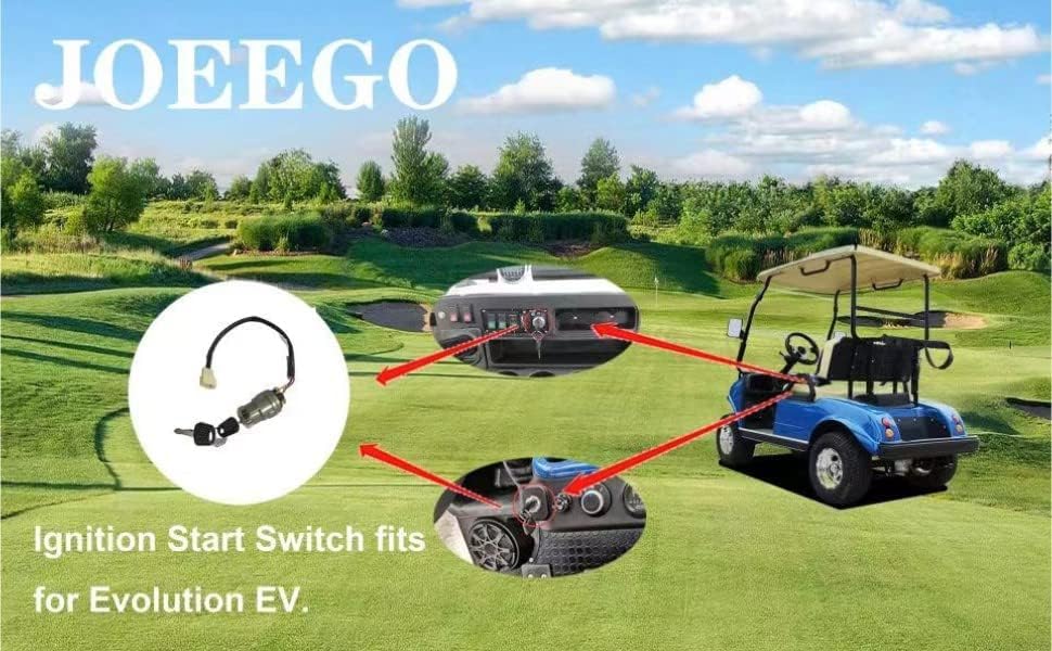 JOEEGO golf cart starter assembly ready for quick, tool-light installation.