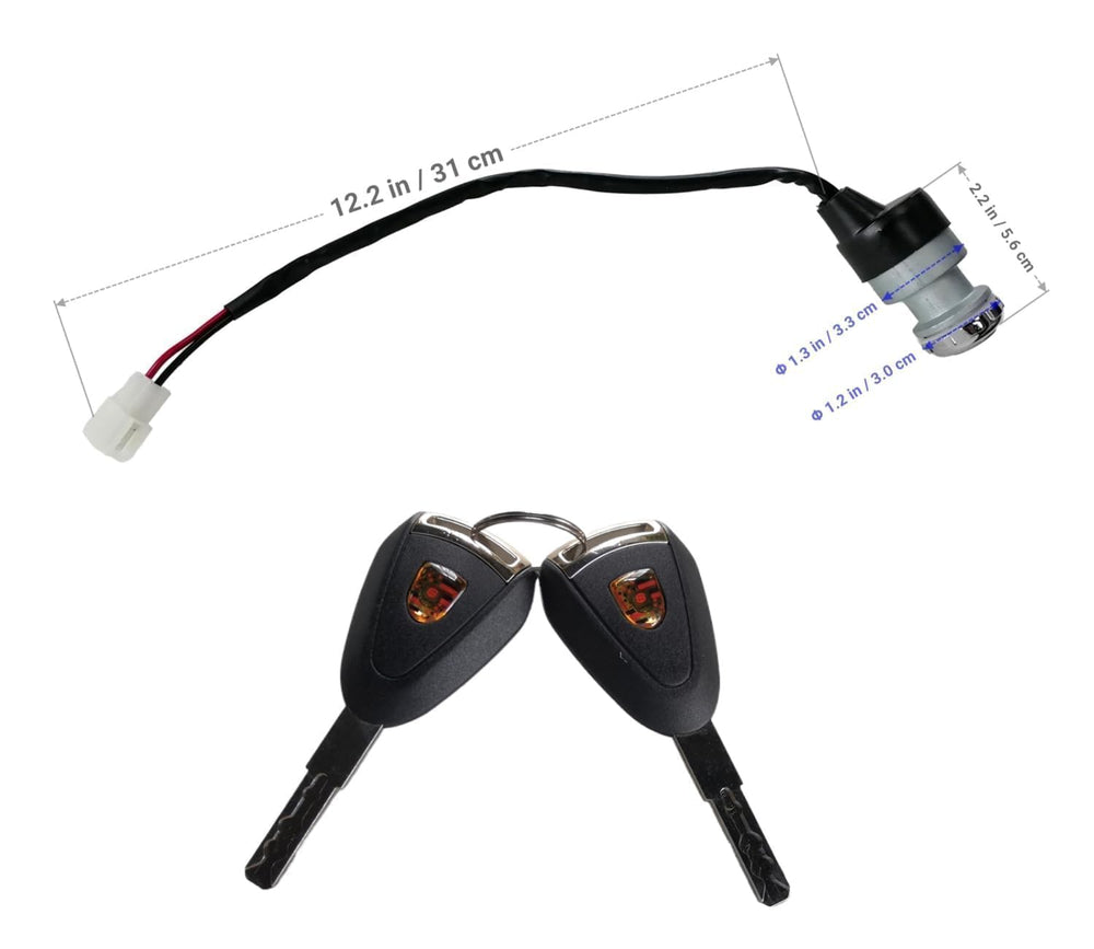 JOEEGO ignition switch side view highlighting compact dashboard fit